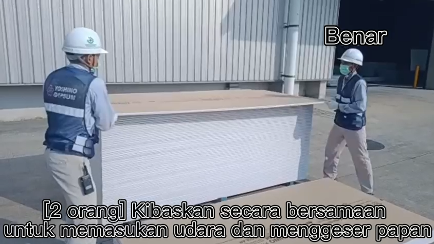 Tata Cara Menurunkan Papan Gipsum Dengan Benar